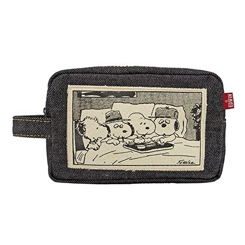 ナカジマコーポレーション ピーナッツ EDWIN スヌーピー スクエアポーチ 178022-22