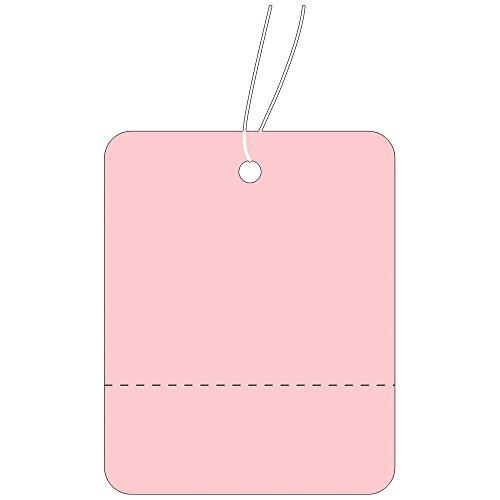 ササガワ タカ印 タグ 提札 18-120 ミシン目入 桃 小サイズ