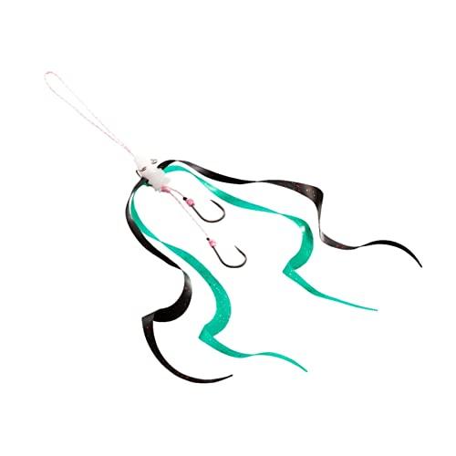 シマノ(SHIMANO) ルアー 炎月 スルスルクリップセット 002 ブラックグリーン ED-Q0...