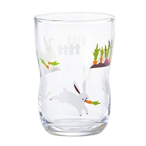 アデリア(ADERIA)  つよいこグラス かくれんぼコップ うさぎ 185ml キッズデザイン賞受...