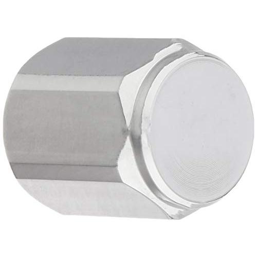 ポッシュ(POSH) バイク用品 アルミカラードエアーバルブキャップ ヘックスタイプ メッキ 000...