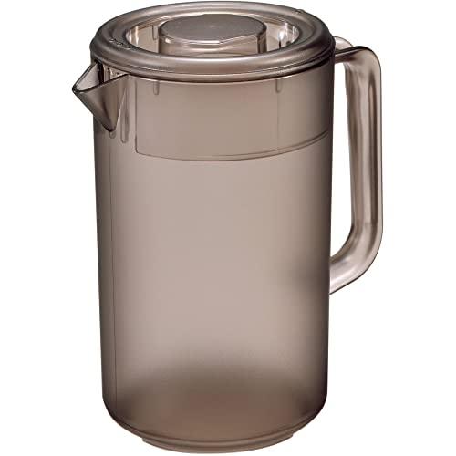 新輝合成(Shinki Gosei) トンボ 冷水筒 2.2L 日本製 ブラウン アクアピッチャー ...