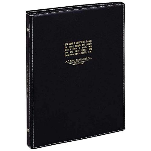 レイメイ藤井 ルーズリーフ バインダー A5 20穴 スポルディングブロス ブラック BRE161B