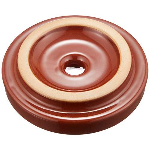 ヤマキイカイ(Yamakiikai) 漬物器 茶 1.5kg 1.5kgアメ色重石 A21