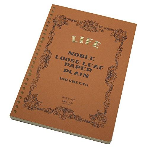 ライフ ノーブル ルーズリーフ 無地 B5 R78