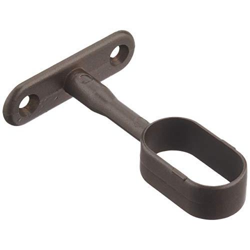 アイワ金属 アルミハンガーパイプ用 ブラケットパス ブラウン