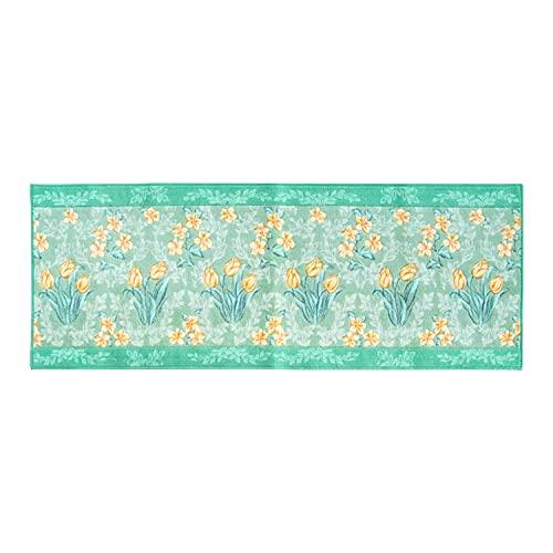 オカ(OKA) ロイヤルコレクション アーツ キッチンマット 約45cm×120cm グリーン (滑...