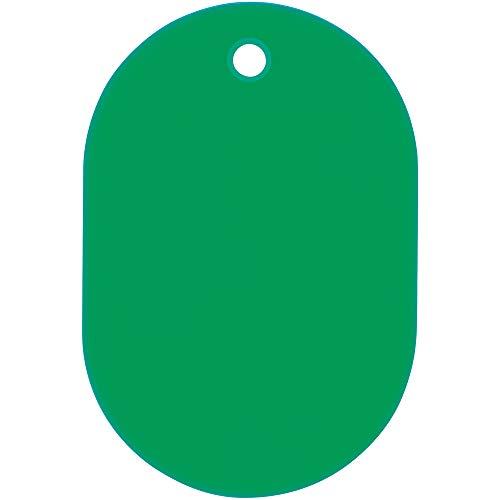 オープン工業 番号札 小判札 荷札 整理券 小 緑 25枚 BF-41-GN