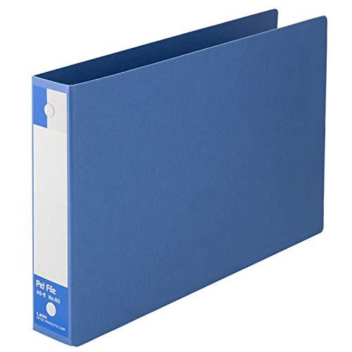 ライオン事務器 ペットファイル A5E 青 No.60-A5E 12511