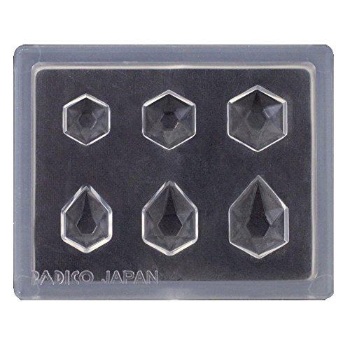 パジコ UVレジン 型 ジュエルモールドミニ ジュエリーカット ヘキサゴン 401010