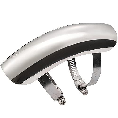 デイトナ(Daytona) バイク用 マフラーガード φ40-55対応 ステンレス製 バフ仕上げ ヒ...