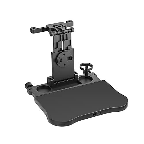 車用 テーブル 後部座席用 リアトレイ 折り畳みテーブル 車載ホルダー付き 角度調整可能 食事 ノー...