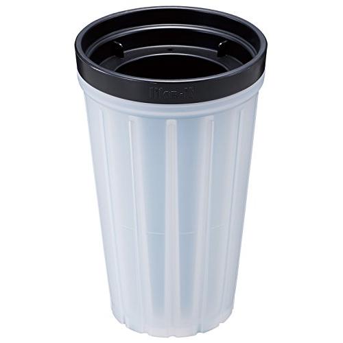 ライクイット (like-it) 製氷皿 俺のクラッシュアイス 約Ф8.9×高14.2cm ブラック...