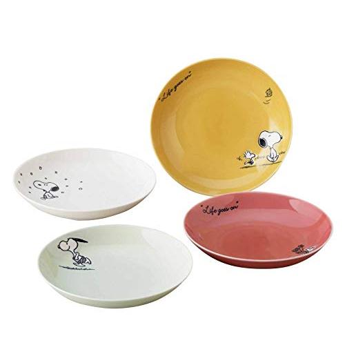 「 PEANUTS(ピーナッツ) 」 シーズン パスタ皿 4枚セット SN610-184