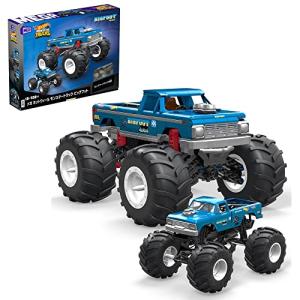 メガ(MEGA) ホットウィール モンスタートラック ビッグフット ブロックセットブロック ピース数:538ピースダイキャストカー1台付 10才｜hapitize