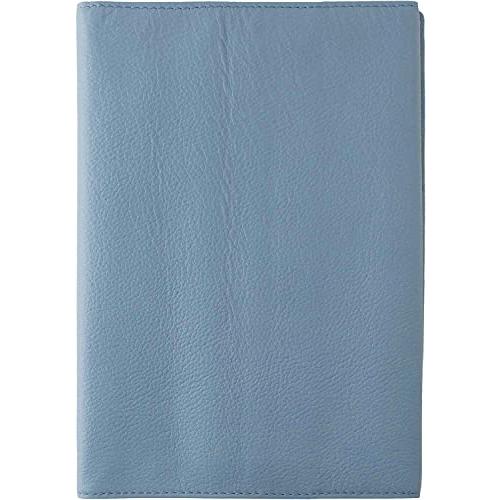 スリップオン(SLIP-ON) フリータイプA5判ブックカバー OSL ソフトレザー 本革 グレイッ...