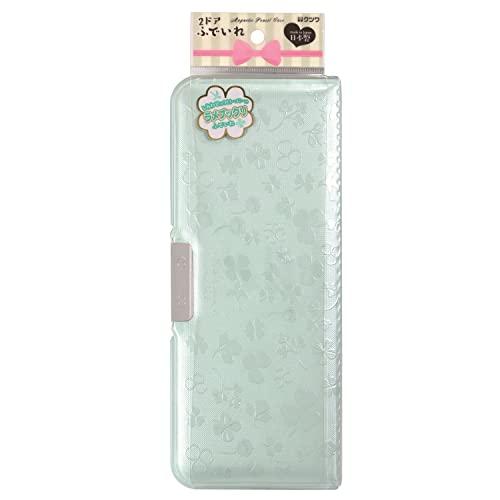 Kutsuwa ペンケース クツワ 筆箱 マグネット筆入 ペールカラー筆入 2ドア シャーベットミン...