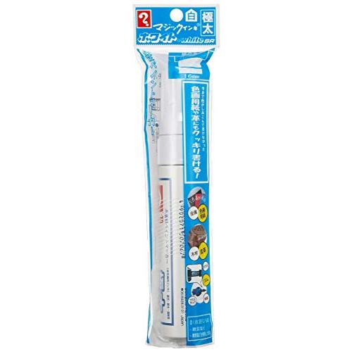 寺西化学 マジックインキ ペイントマーカー ホワイト・white SR 極太 パック入 MGDWP