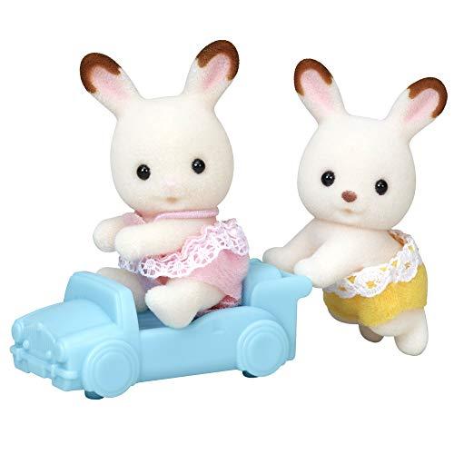 シルバニアファミリー 人形  ショコラウサギのふたごちゃん  ウ-76 STマーク認証 3歳以上 お...