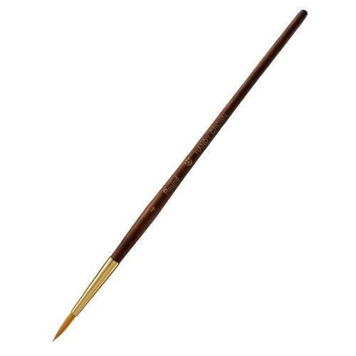 ハンディ・クラウン ROUND 丸筆 4号 化繊筆 ペンキ ペイント 絵画 水彩画 ホビー ニス塗り...