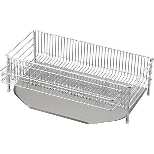 ラバーゼ(La Base) ステンレス鋼 NEW 水切りかごスリム 縦置タイプ 3点セット DLM-...