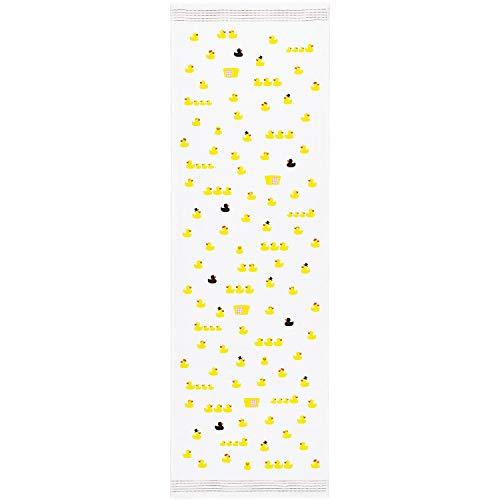 コンテックス フェイスタオル 布ごよみ アヒルちゃん ピンク 約33×100cm