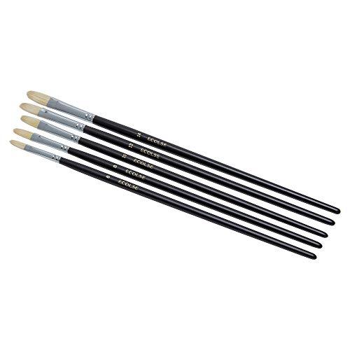 ホルベイン 画筆セット〔10〕 お徳用油彩筆(平) 5本組 130320