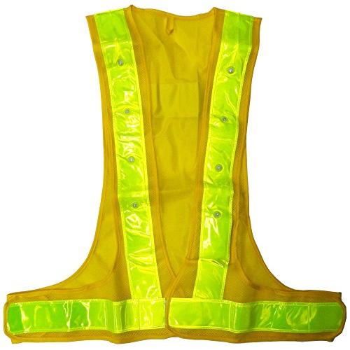 ミズケイ 役立~ツ LEDベスト キングサイズ 黄メッシュ黄反射 5916516
