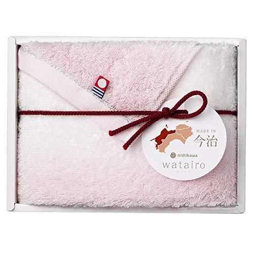 nishikawa  西川  今治 タオルギフト フェイスタオル 1枚 わたいろ 綿100% ふわふ...