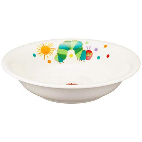 「 はらぺこあおむし 」 こども用 フルーツ皿(深 皿) 直径15cm 子供用 食器 白 80711...