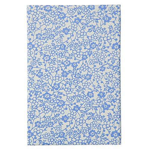 尚雅堂 友禅 朱印帳 goen 表題シール付き ブルー B-3