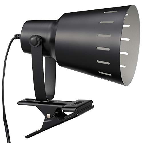 クリップライト E26 ブラック LTC-N126AW-K 06-0834 OHM オーム電機