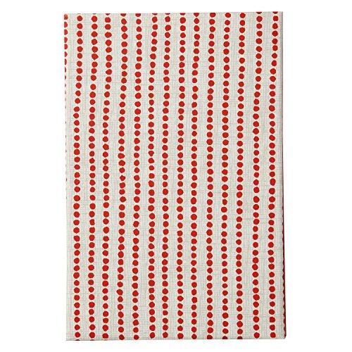 尚雅堂 友禅 朱印帳 goen 表題シール付き レッド R-1