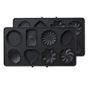 ブルーノ BRUNO ホットサンドメーカー 耳まで焼ける 電気 ダブル用プチガトープレート BOE044-GATEAU｜hapitize