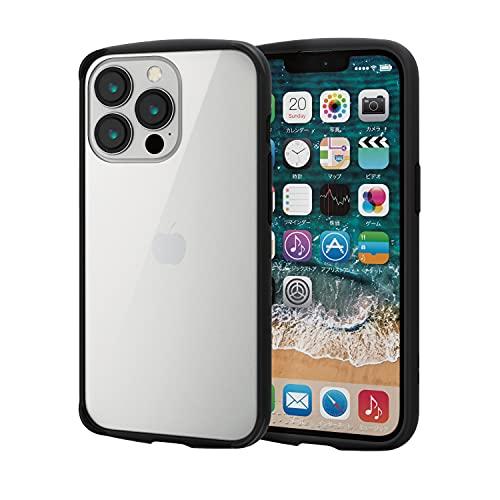 エレコム iPhone 13 Pro/ハイブリッドケース/TOUGH SLIM LITE/ブラック