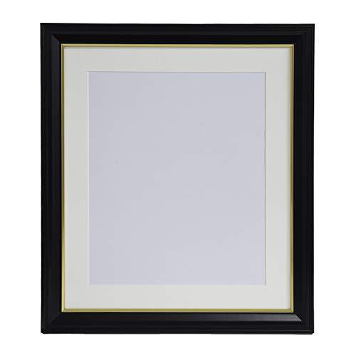 フジカラー 額縁 肖像額 写真四切 ブラック 木製 無反射PET 506918