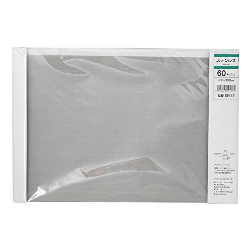 久宝金属製作所 ステン(SUS304)板 メッシュ 60m/sX巾200X300mm E9117