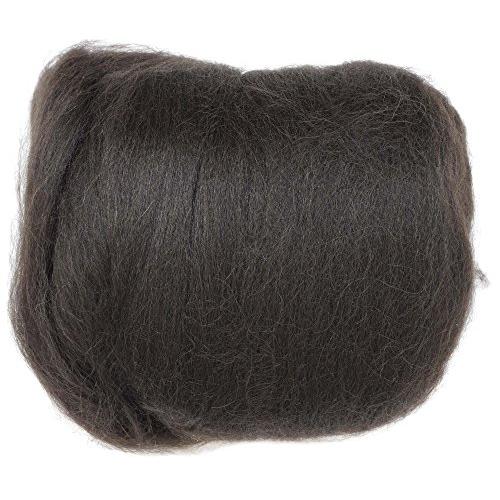 ハマナカ リアル羊毛フェルト 植毛ストレート 40g アイボリーブラック H440-005-556