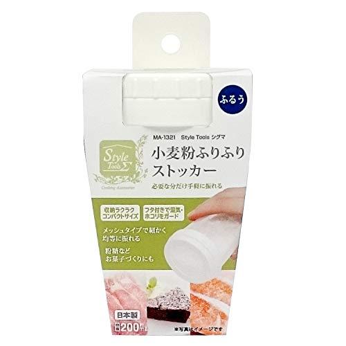 ベストコ(Bestco) 粉ふるい ホワイト 11.5×7cm Style Tools 小麦粉 ふり...