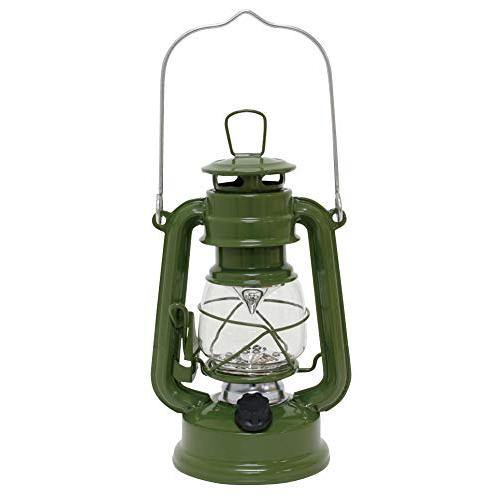 丸和貿易 LED ライト 電池式 ランタン フェーリア オリーブ 4006919-13 12.5×9...
