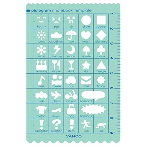 バンコ ノートブックテンプレート ピクトグラム 39501