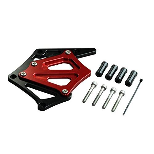 ポッシュ(POSH) バイク用品 スプロケットカバー ブラック/レッド CB400SF V-TECH...