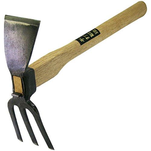 手打鍛造 片手鍬 イカ型 390mm柄 60mm 13345