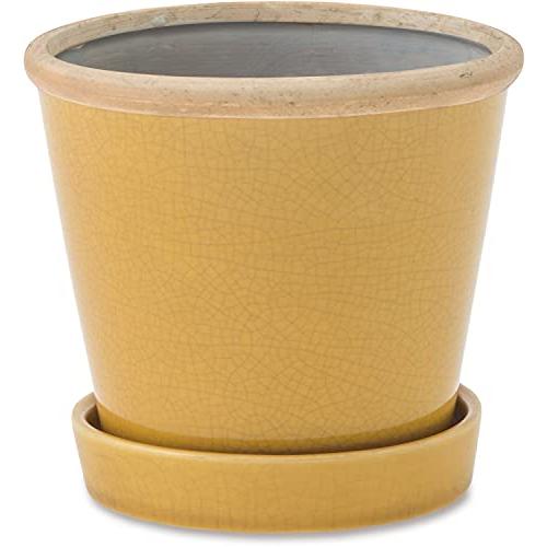 ポッシュリビング 30742 グロッシーポット ミモザ 13.5×13.5×13cm