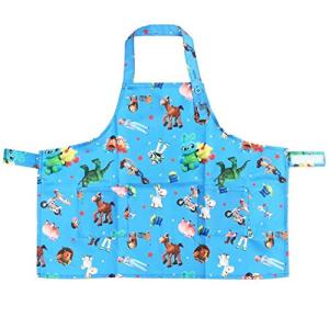 ヤクセル ディズニー エプロン 子供 調理実習 小学校 こどもエプロン 身長:100~110cm トイ・ストーリー 50457｜hapitize