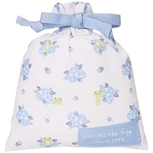 ナカジマコーポレーション ピクルス レトロフラワー 巾着 S ブルー 167774-22