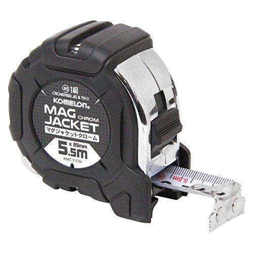 コメロン コンベックス マグジャケット クローム25 テープ幅25mm 5.5m KMC-31CM