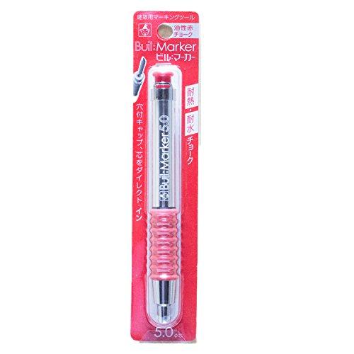 たくみ ビルマーカー 赤 5.0mm芯