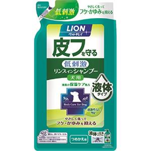 ライオン (LION) ペットキレイ 皮フを守る リンスインシャンプー 犬用 つめかえ用 愛犬用 詰替え400ml｜hapitize