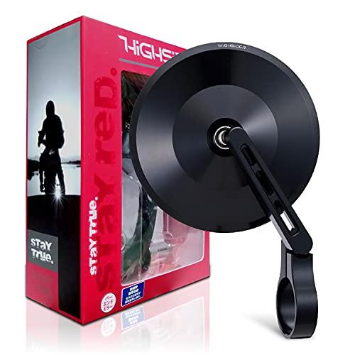 デイトナ(Daytona) HIGHSIDER(ハイサイダー) バイク用 バーエンドミラー 片側1本...